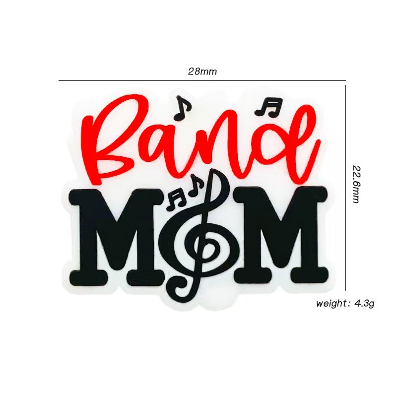 Cuentas de silicona de dibujos animados de alfabeto al por mayor 10pCs